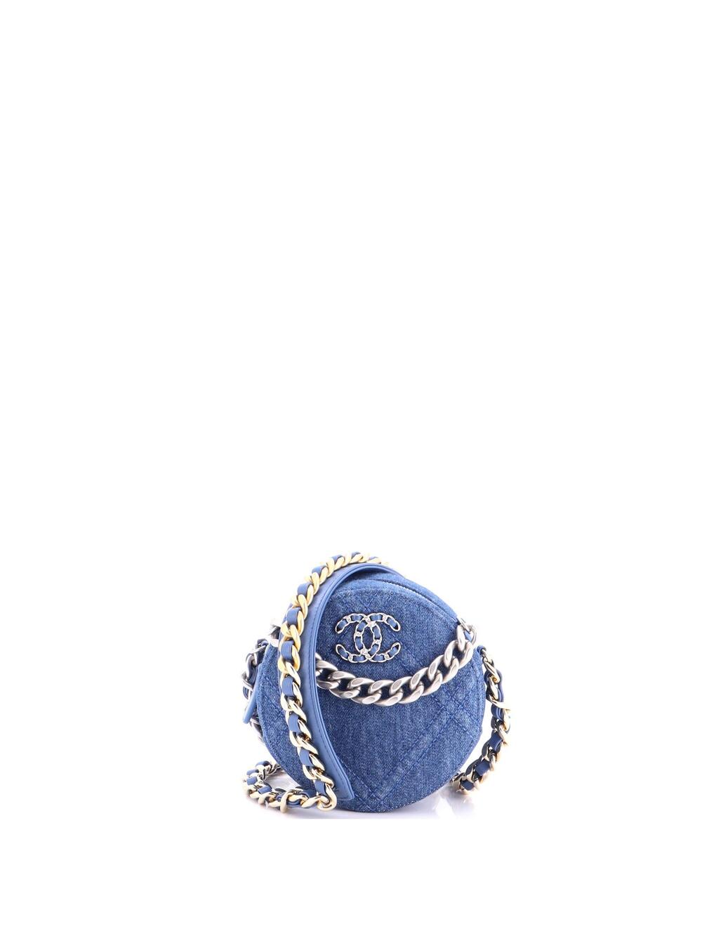 Chanel 19 Round Clutch With Chain #277160C26B